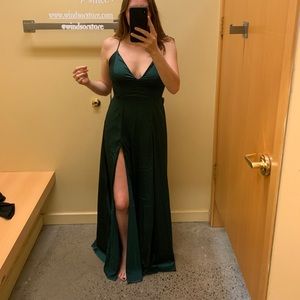 Emerald formal dress